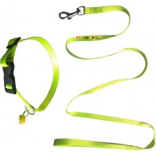 Super Dog Nylon Collar And Leash Set 0.5 Inch